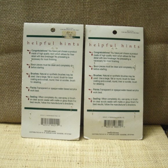 Village Accents Resin Victorian  Figures for Painting - Picture 5 of 16